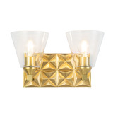 Bathroom Fixtures Two Lights by Lucas + McKearn ( 175 | BB1302AGB-2 Alpha ) 