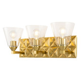 Bathroom Fixtures Three Lights by Lucas + McKearn ( 175 | BB1302AGB-3 Alpha ) 