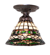 Semi-Flush Mts. Glass Down by Meyda Tiffany ( 57 | 276088 Tiffany Roman ) 