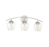 Bathroom Fixtures Three Lights by Meridian ( 446 | M80032BN Mbath ) 