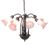 Mid. Chandeliers Glass Down by Meyda Tiffany ( 57 | 11596 Pink ) 