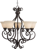 Mid. Chandeliers Glass Up by Maxim ( 16 | 12205FIOI Manor ) 