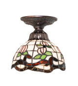 Semi-Flush Mts. Glass Down by Meyda Tiffany ( 57 | 276104 Roseborder ) 