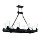Large Chandeliers Glass Shade by Livex Lighting ( 107 | 41068-07 Metuchen ) 