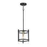 Pendants Drum Shade by Maxim ( 16 | 2649BKAB Capitol ) 