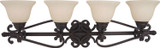 Bathroom Fixtures Four Lights by Maxim ( 16 | 12214FIOI Manor ) 