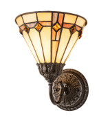 Sconces Single Glass by Meyda Tiffany ( 57 | 245440 Belvidere ) 