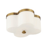 Flush Mounts Glass Down by Maxim ( 16 | 12240WTNAB Clover ) 