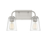 Bathroom Fixtures Two Lights by Meridian ( 446 | M80043BN Mbath ) 