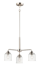 Mini Chandeliers Glass Shade by Maxim ( 16 | 12260CDSN Acadia ) 
