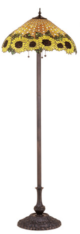 Lamps Floor by Meyda Tiffany ( 57 | 47996 Wicker Sunflower ) 