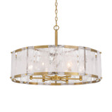 Mid. Chandeliers Drum Shade by Minka-Lavery ( 7 | 3636-732 Veil ) 