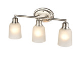 Bathroom Fixtures Three Lights by Millennium ( 59 | 2803-BN Amberle ) 