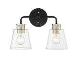 Bathroom Fixtures Two Lights by Millennium ( 59 | 9132-MB/MG Cameron ) 