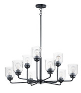 Mid. Chandeliers Glass Up by Maxim ( 16 | 12277CDBK Acadia ) 