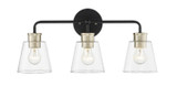 Bathroom Fixtures Three Lights by Millennium ( 59 | 9133-MB/MG Cameron ) 