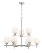 Mid. Chandeliers Glass Up by Minka-Lavery ( 7 | 2179-84 Camrin ) 