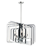 Mid. Chandeliers Candle by Maxim ( 16 | 28677PNBK Radial ) 