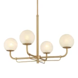 Mid. Chandeliers Glass Up by Minka-Lavery ( 7 | 3797-732 Whitehall ) 