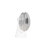 Sconces Single Glass by Maxim ( 16 | 12481CLPC Ava ) 