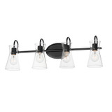 Bathroom Fixtures Four Lights by Maxim ( 16 | 12484CLBK Ava ) 