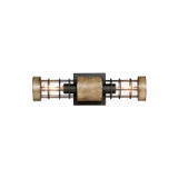 Sconces Double Candle by Maxim ( 16 | 12512DWBK Homestead ) 