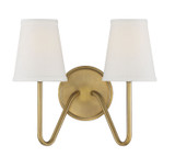 Sconces Double Candle by Meridian ( 446 | M90055NB Mscon ) 