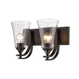 Bathroom Fixtures Two Lights by Millennium ( 59 | 1492-RBZ Natalie ) 