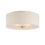 Flush Mounts Drum Shade by Maxim ( 16 | 10010OMNAB Bongo ) 