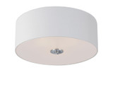 Flush Mounts Drum Shade by Maxim ( 16 | 10010WLSN Bongo ) 