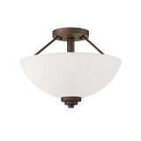Semi-Flush Mts. Bowl Style by Millennium ( 59 | 3152-RBZ Durham ) 