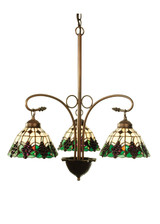 Mid. Chandeliers Glass Down by Meyda Tiffany ( 57 | 103183 Meyda Grape ) 