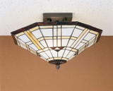 Semi-Flush Mts. Bowl Style by Meyda Tiffany ( 57 | 28284 Arrowhead Mission ) 