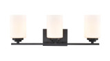 Bathroom Fixtures Three Lights by Millennium ( 59 | 3183-MB Durham ) 