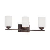 Bathroom Fixtures Three Lights by Millennium ( 59 | 3183-RBZ Durham ) 