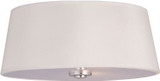 Flush Mounts Drum Shade by Maxim ( 16 | 12751WTPN Rondo ) 