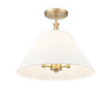 Semi-Flush Mts. Drum Shade by Millennium ( 59 | 16403-VB Adorra ) 