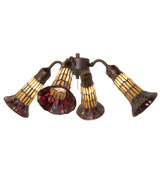 Fans Light Kits by Meyda Tiffany ( 57 | 261512 Stained Glass Pond Lily ) 