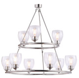 Mid. Chandeliers Glass Up by Minka-Lavery ( 7 | 2439-84 Winsley ) 