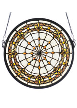 Home Accents Tiffany Windows/Wall Panels by Meyda Tiffany ( 57 | 49839 Fleur-De-Lis ) 