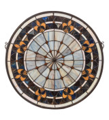 Home Accents Tiffany Windows/Wall Panels by Meyda Tiffany ( 57 | 49840 Fleur-De-Lis ) 