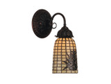 Sconces Single Glass by Meyda Tiffany ( 57 | 74047 Pine Barons ) 