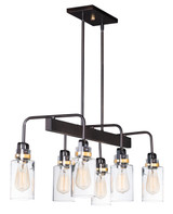 Linear/Island 4 Light + by Maxim ( 16 | 30177CLBZGLD Magnolia ) 
