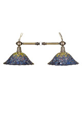 Linear/Island 2 Light Bar by Meyda Tiffany ( 57 | 28503 Tiffany Peacock Feather ) 