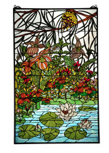Home Accents Tiffany Windows/Wall Panels by Meyda Tiffany ( 57 | 77661 Woodland Lilypond ) 