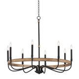 Mid. Chandeliers Candle by Maxim ( 16 | 14448DWBK Franklin ) 