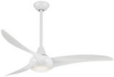 Fans Ceiling Fans by Minka Aire ( 15 | F844-WH Light Wave 52" ) 