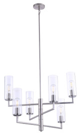 Mid. Chandeliers Glass Up by Minka-Lavery ( 7 | 4046-84 Acacia ) 