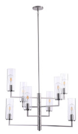 Mid. Chandeliers Glass Up by Minka-Lavery ( 7 | 4048-84 Acacia ) 
