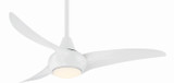 Fans Ceiling Fans by Minka Aire ( 15 | F845-WH Light Wave 44" ) 